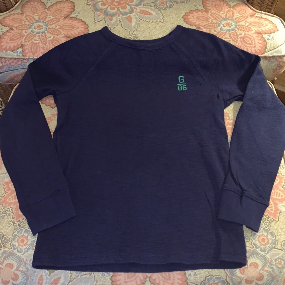 Size Lrg. Gap Kids long sleeve shirt.